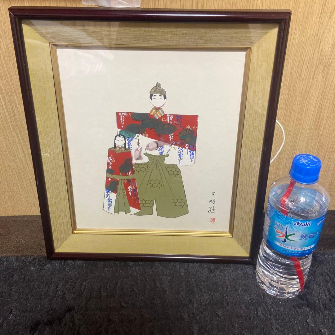 立ち雛　絵画