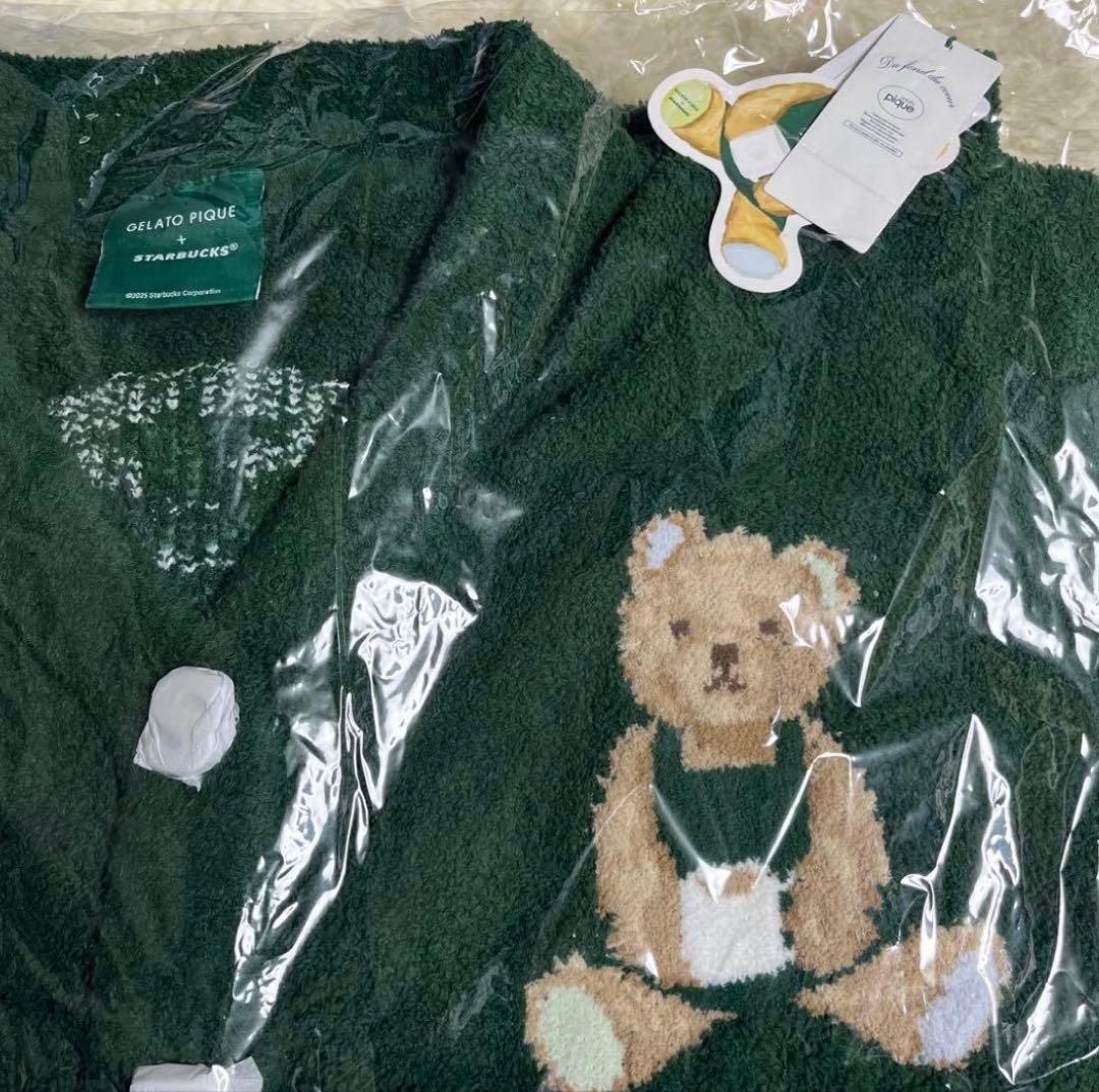 GELATO PIQUE STARBUCKS カーディガン　ジェラピケ　スタバ
