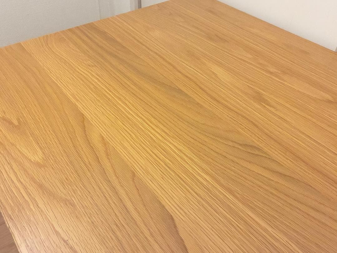 無印良品 木製 折りたたみテーブル オーク材 突板 デスク 幅120cm