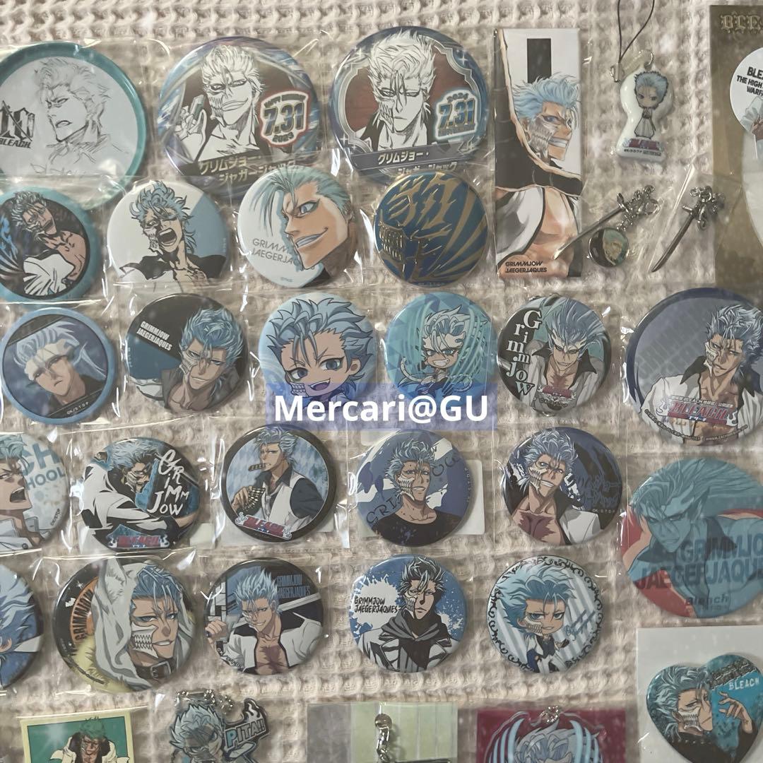 BLEACH グリムジョー 缶バッジ アクリルスタンドなど 特典まとめ売り 各1