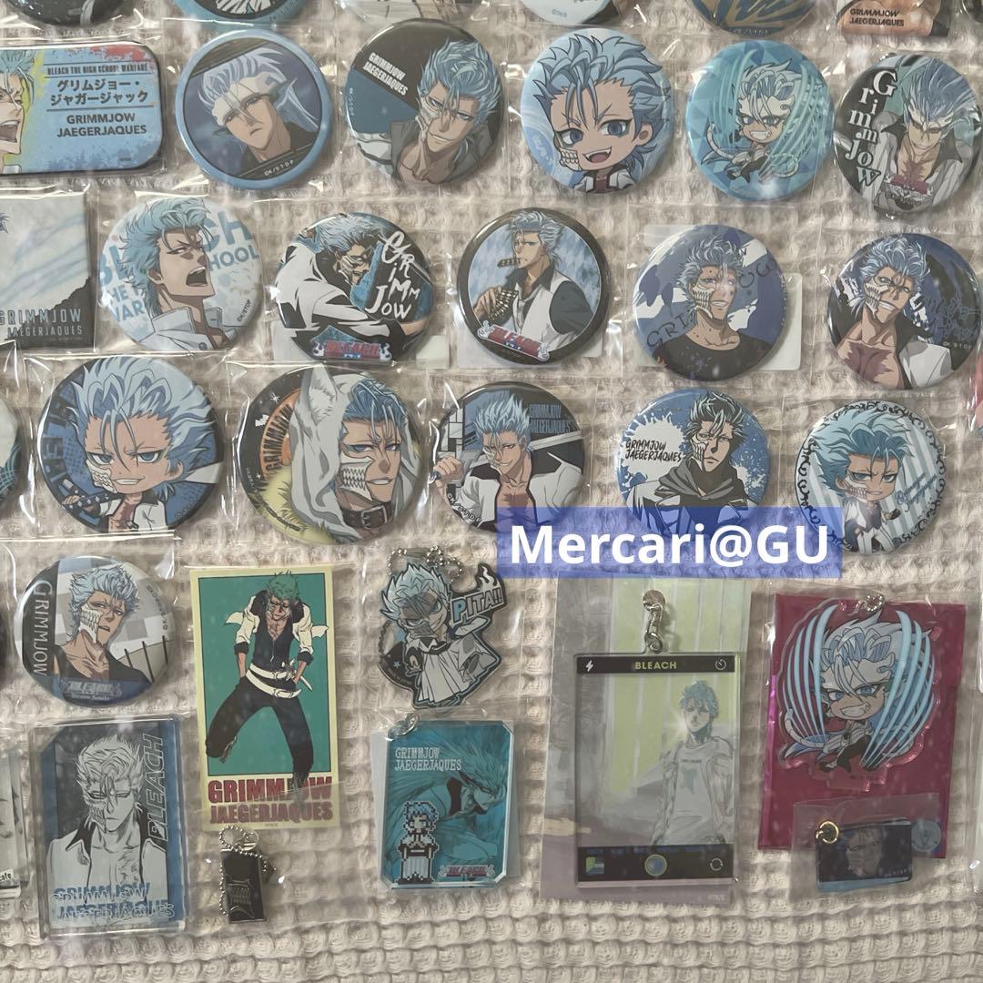 BLEACH グリムジョー 缶バッジ アクリルスタンドなど 特典まとめ売り 各1