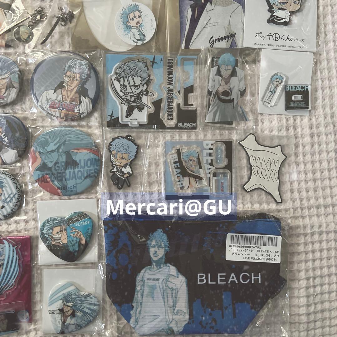 BLEACH グリムジョー 缶バッジ アクリルスタンドなど 特典まとめ売り 各1
