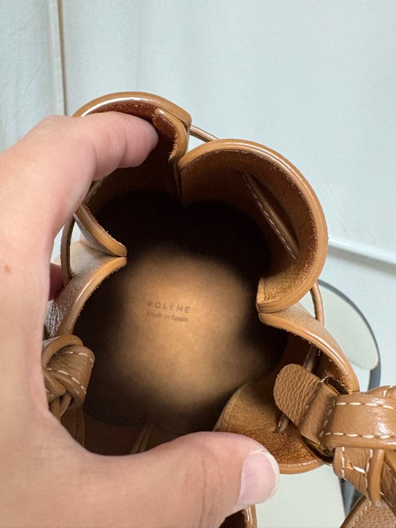 最終値下げ　美品　Polène バッグ ポレーヌ　ブラウン　2way