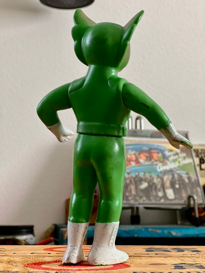 超人バロム1 当時物 無版権 パチ怪獣 ソフビ