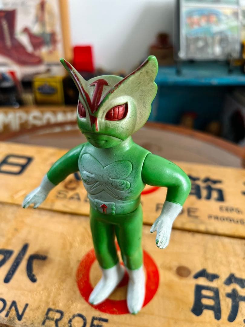 超人バロム1 当時物 無版権 パチ怪獣 ソフビ