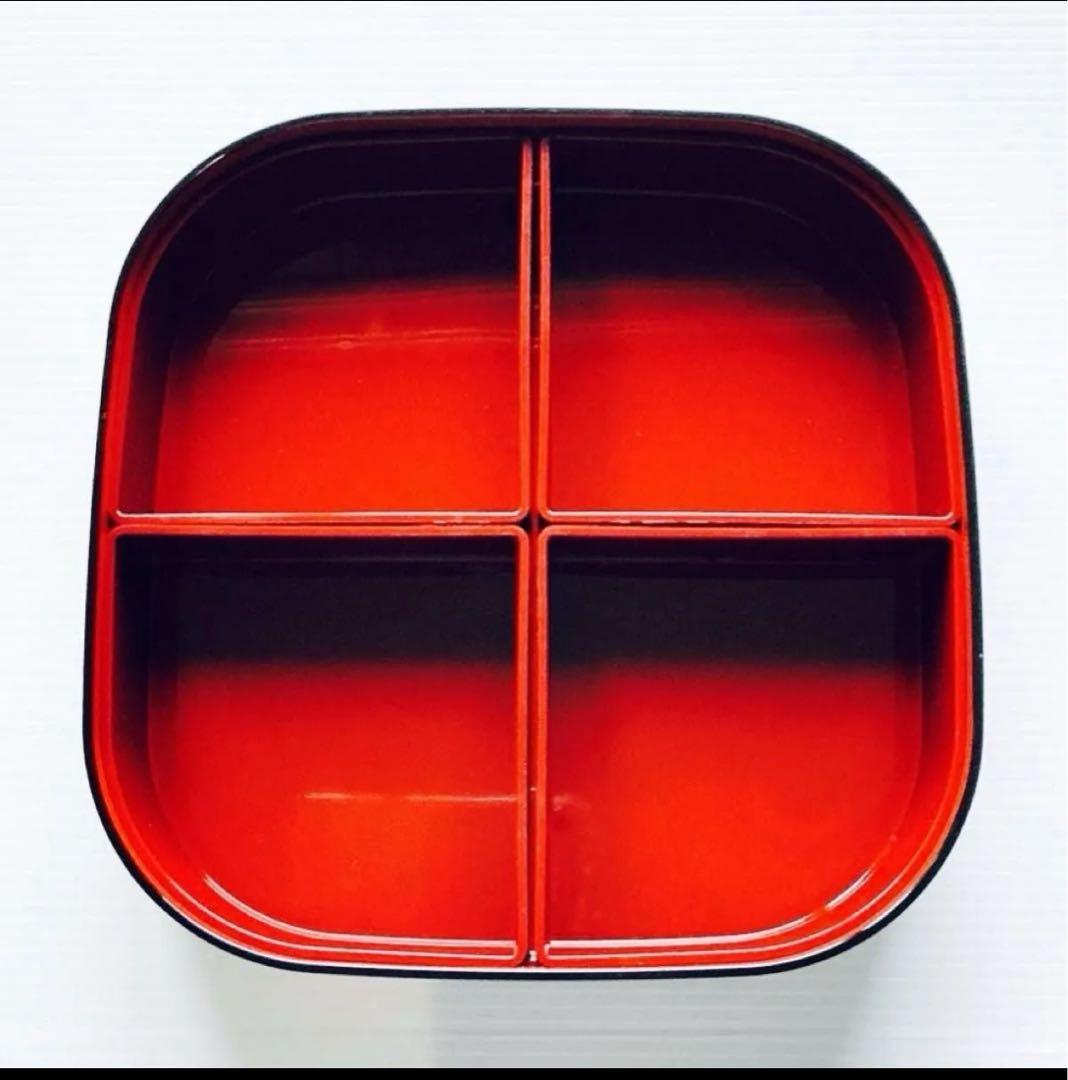 会津塗 漆器 重箱 二段　フクロウ