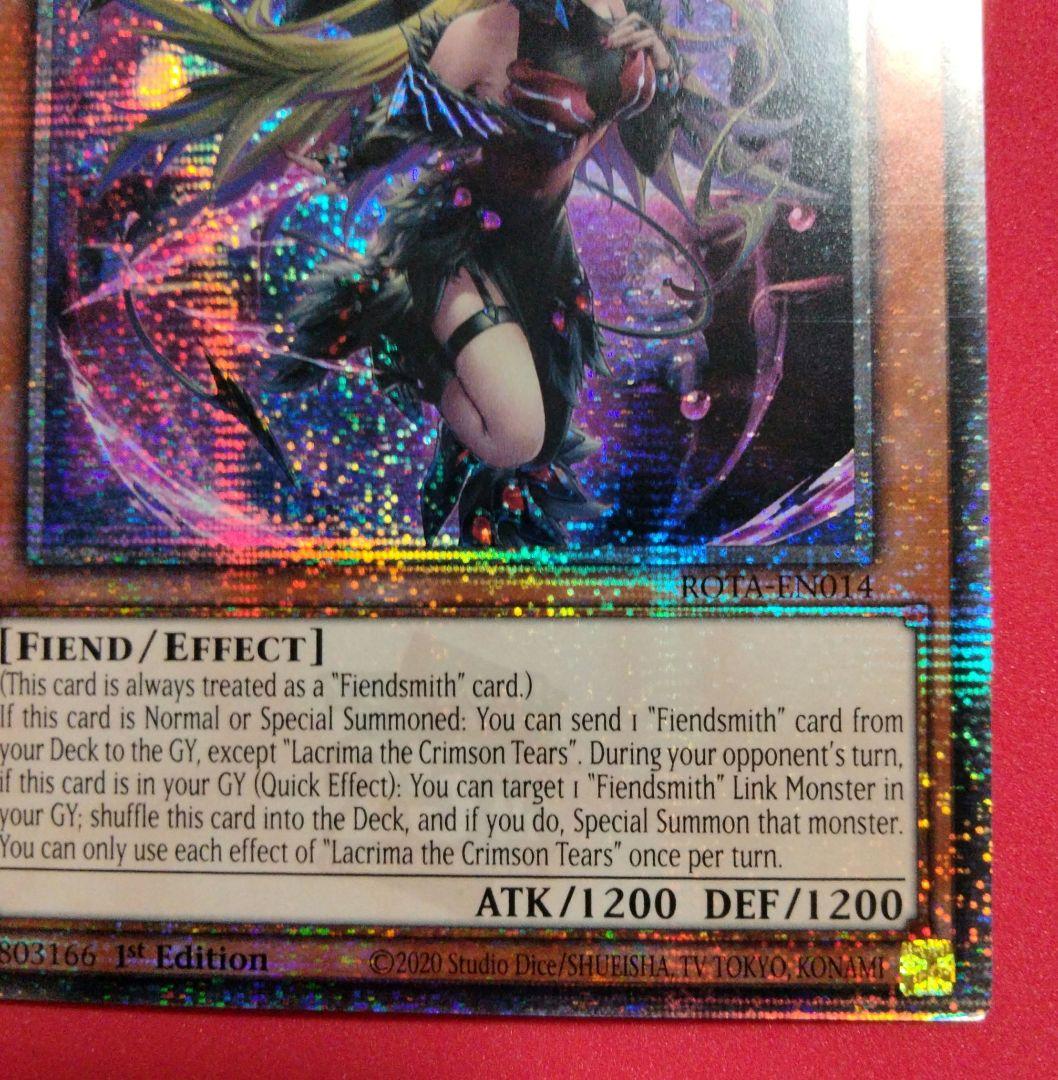 美品 紅涙の魔 ラクリモーサ 25th 英語 遊戯王