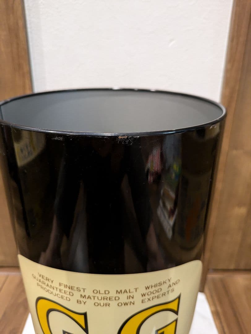 NIKKA WHISKY ニッカウィスキー 黒びん 昭和レトロ ゴミ箱 年代物