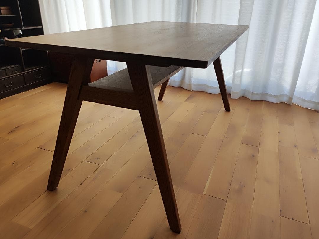 unico　ADDAY(アディ) ダイニングテーブル W1500　オーク無垢材