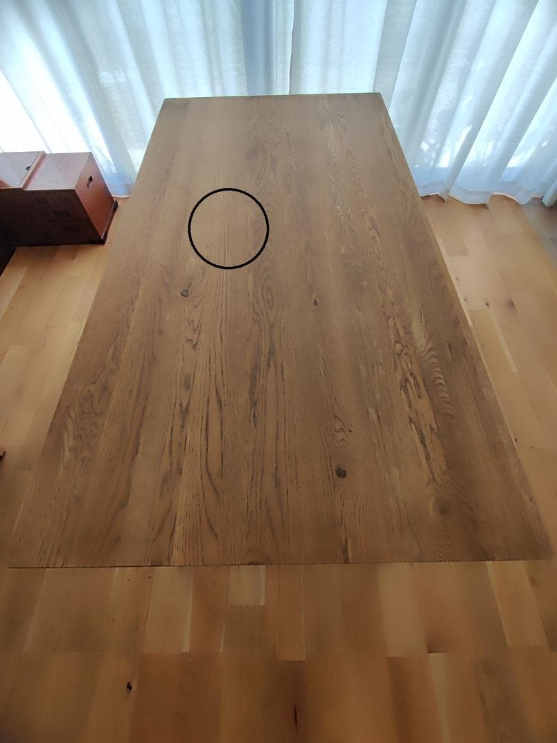 unico　ADDAY(アディ) ダイニングテーブル W1500　オーク無垢材