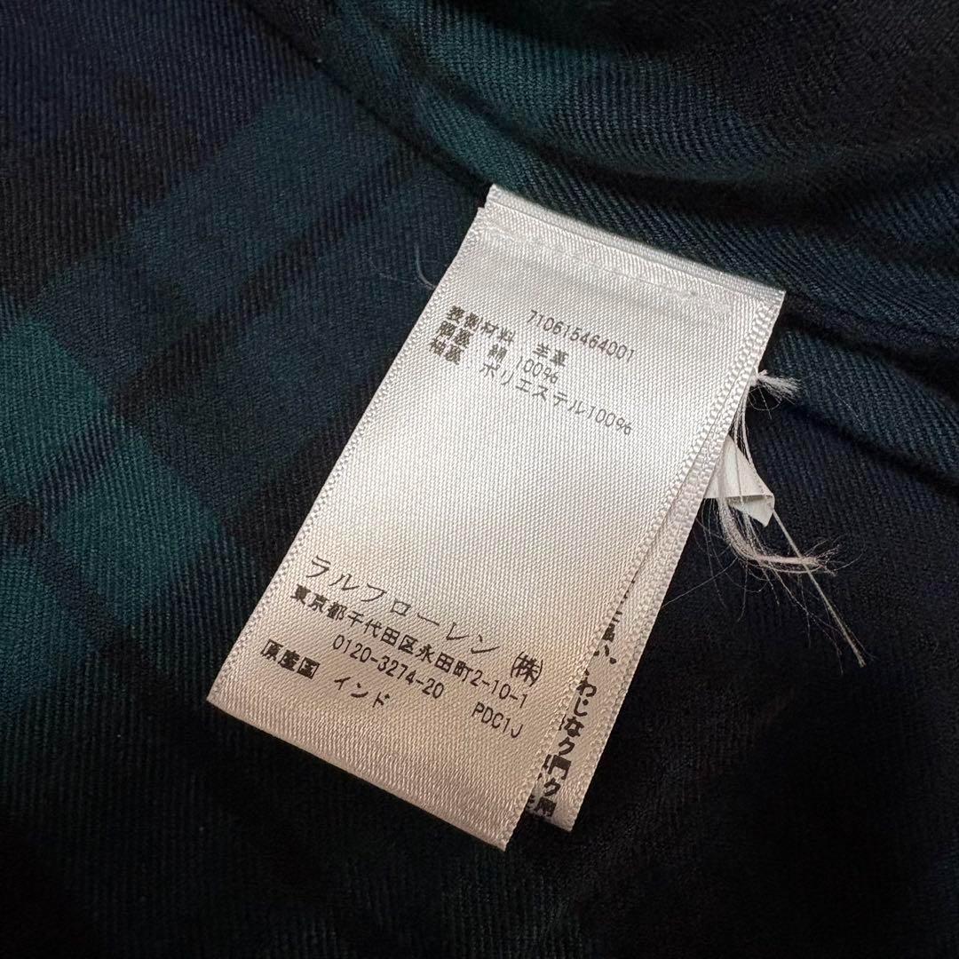 希少品　ポロラルフローレン　レザージャケット　シングル　ブラック　Lサイズ　裏地