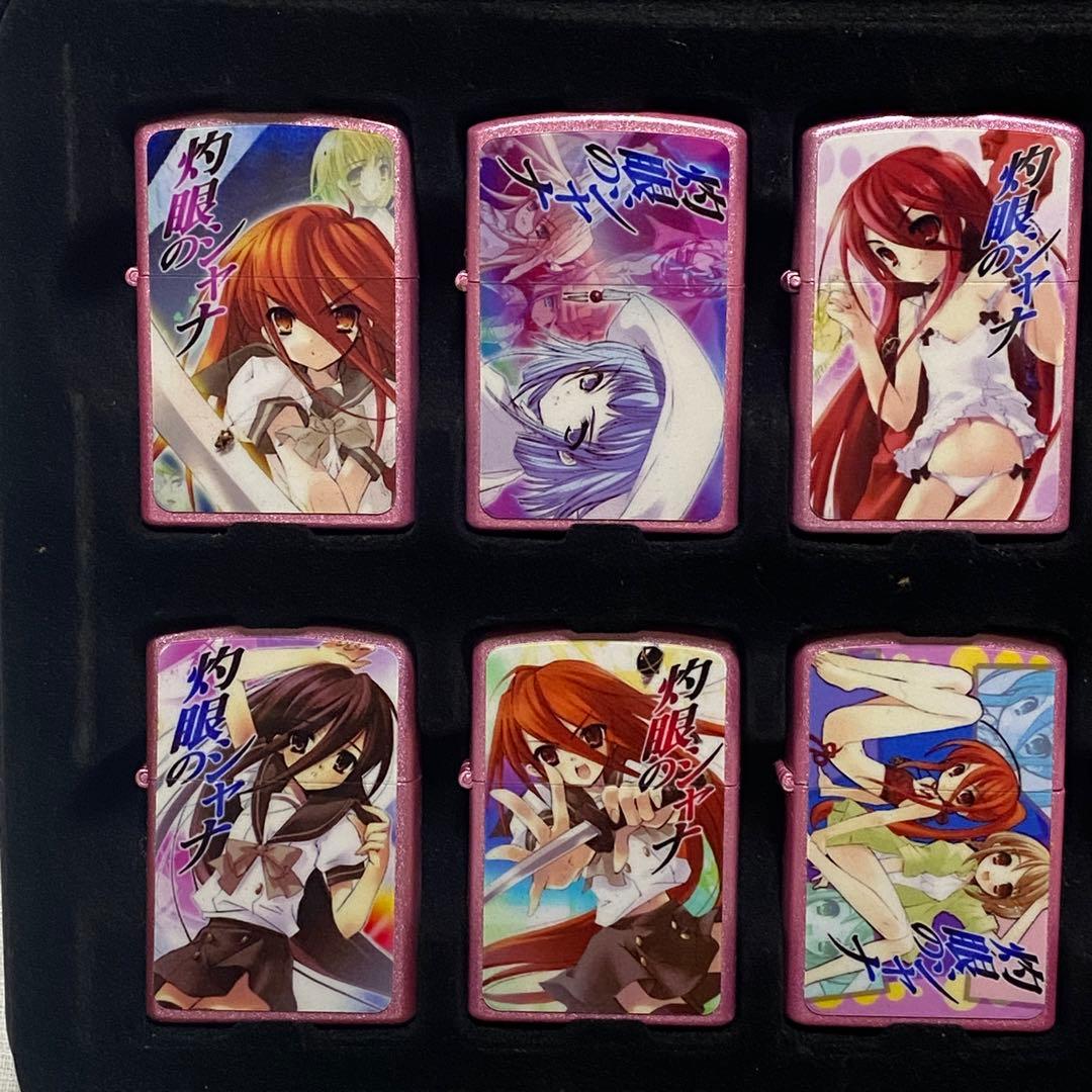 【未使用】灼眼のシャナ☆美少女Zippo風ライター 10個セット 収納ケース付