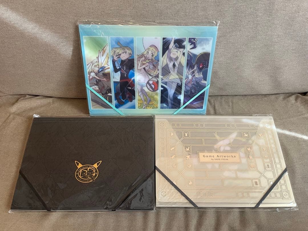 【ポケセン限定】3点セット　未開封　コレクタブルアート クリアファイル