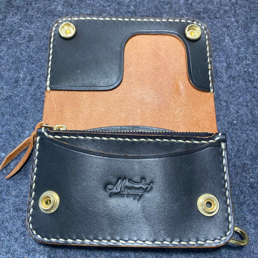 ミドルトラッカーウォレット丘染め（茶芯）カードケース付き限定品　2