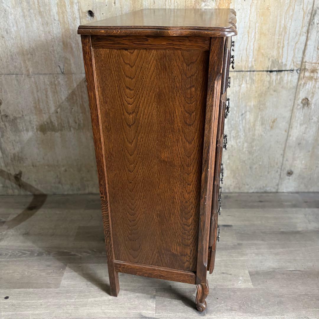 三越Brugge ルーマニア　猫脚チェスト　6段　ヴィンテージ