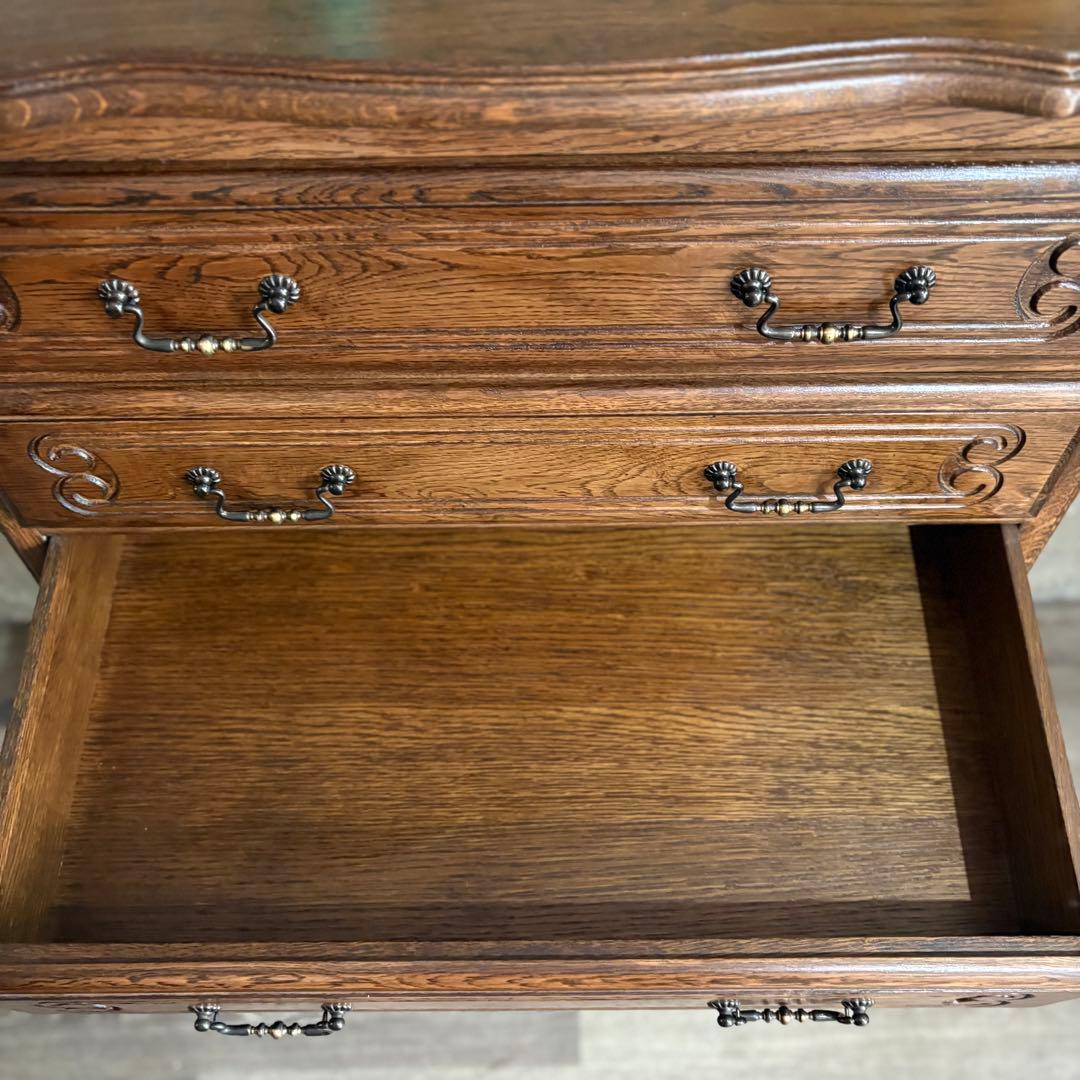 三越Brugge ルーマニア　猫脚チェスト　6段　ヴィンテージ