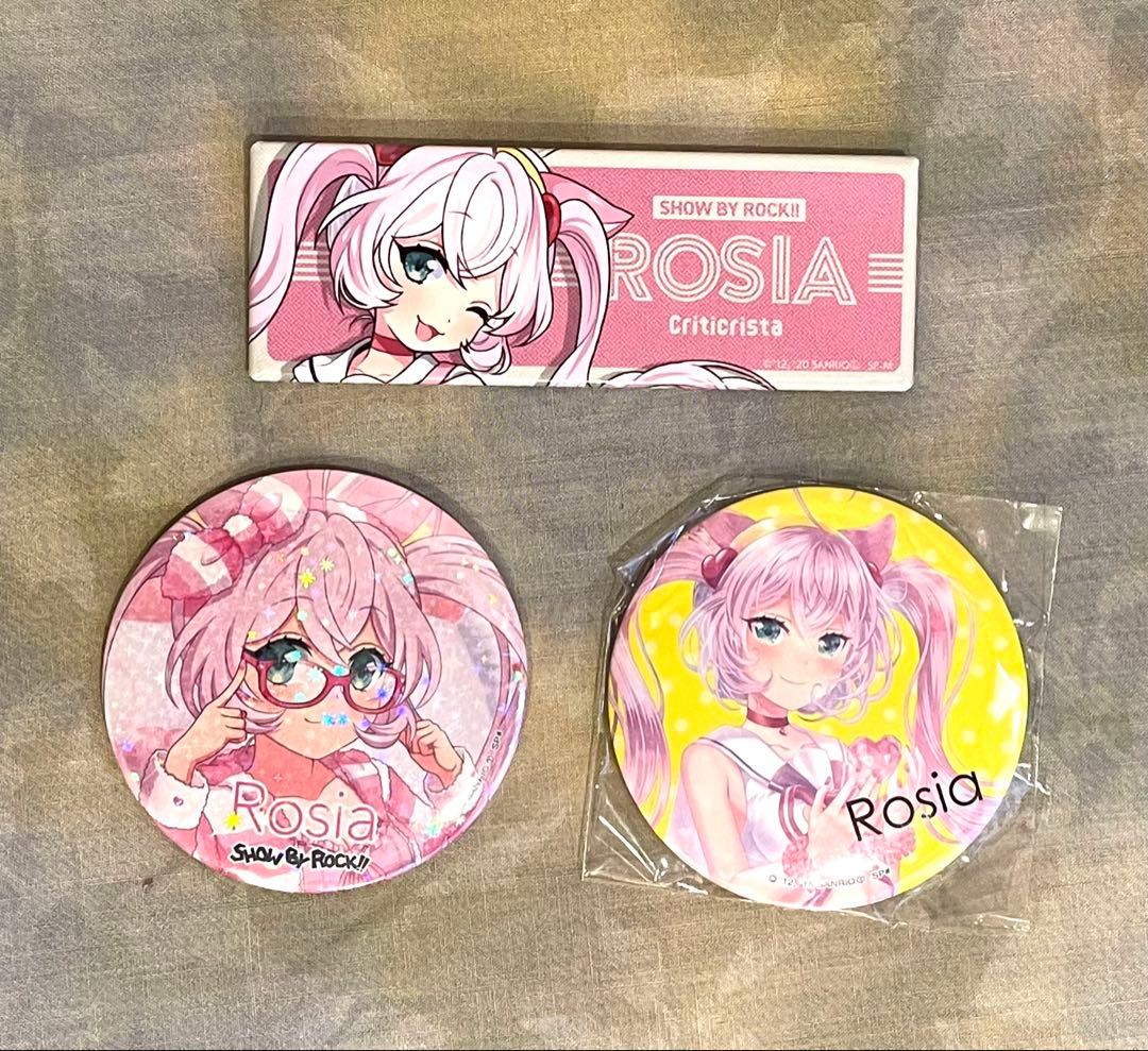 ※*※様 ロージア 　缶バッジ3点セット 　SHOW BY ROCK !!