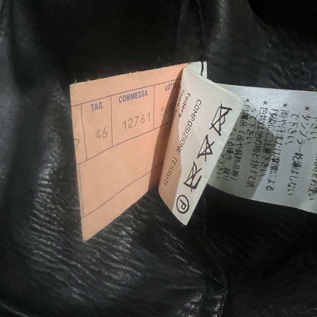 ジャケット・アウター 00s DOLCE&GABBANA rib riders jacket