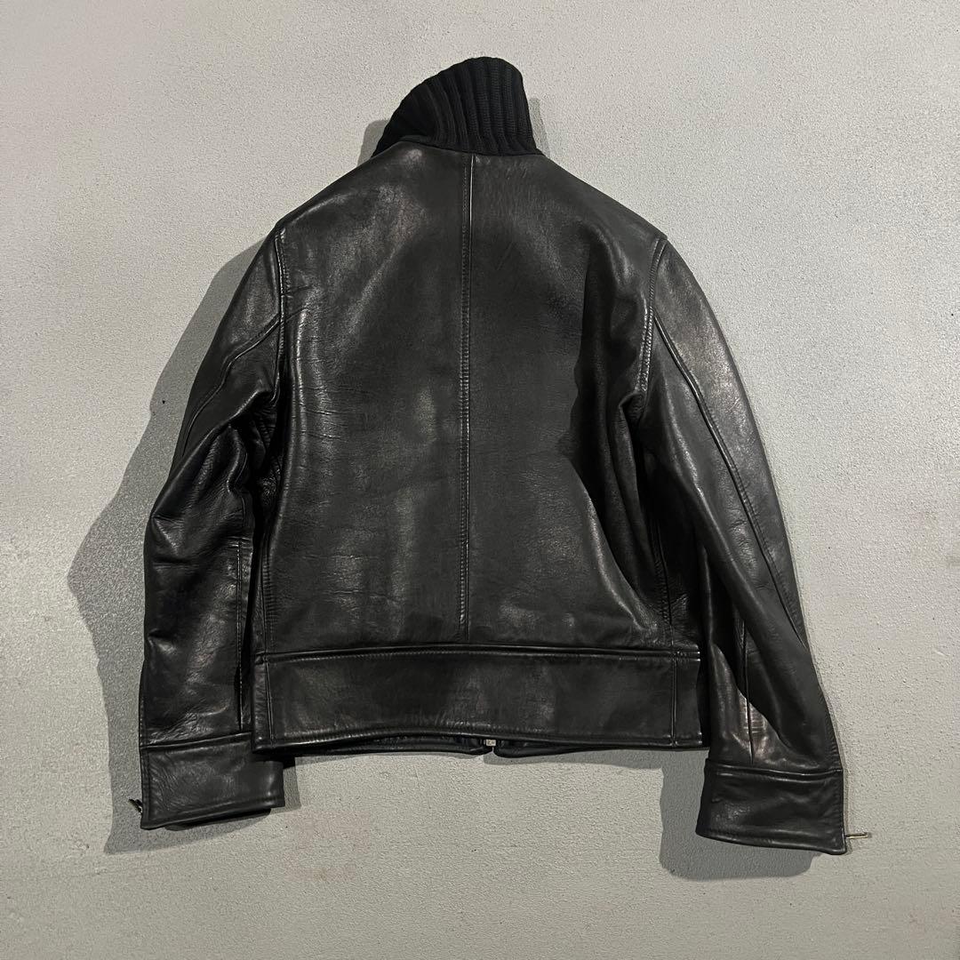 ジャケット・アウター 00s DOLCE&GABBANA rib riders jacket