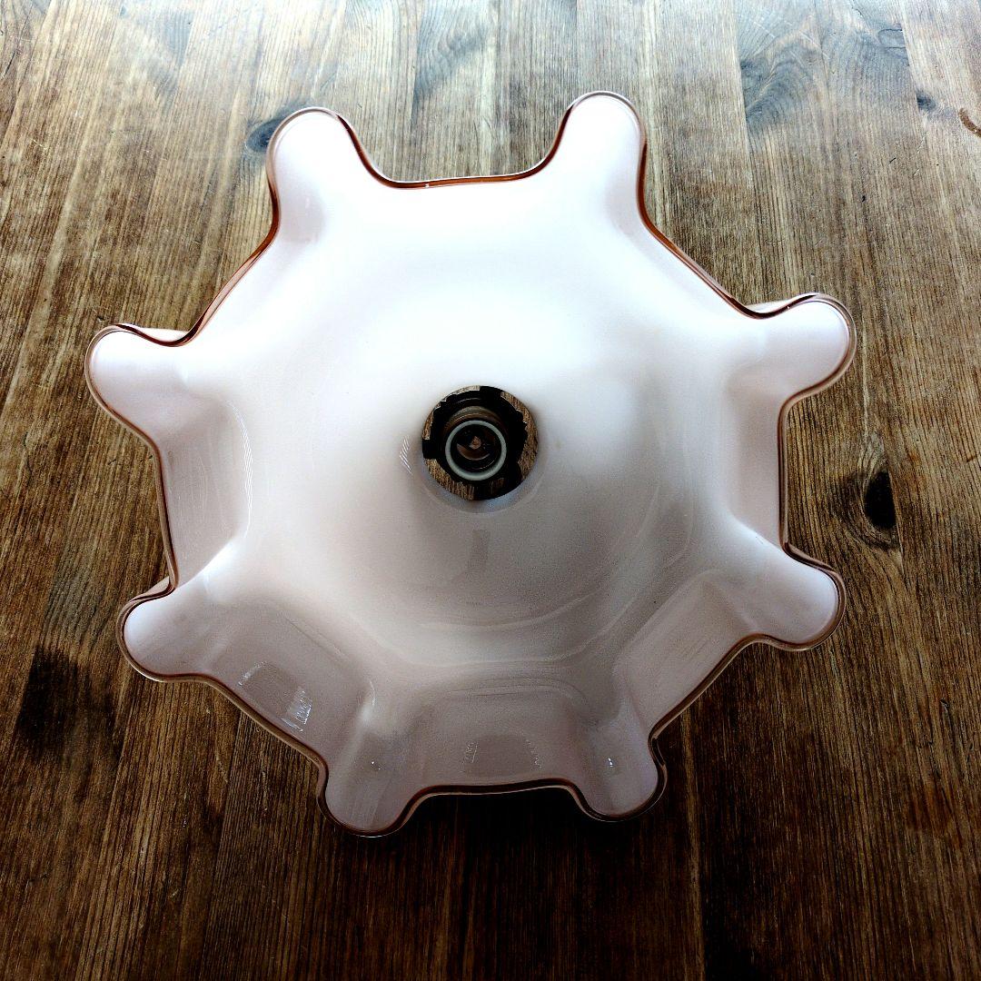 アンティーク フリルシェード ピンク