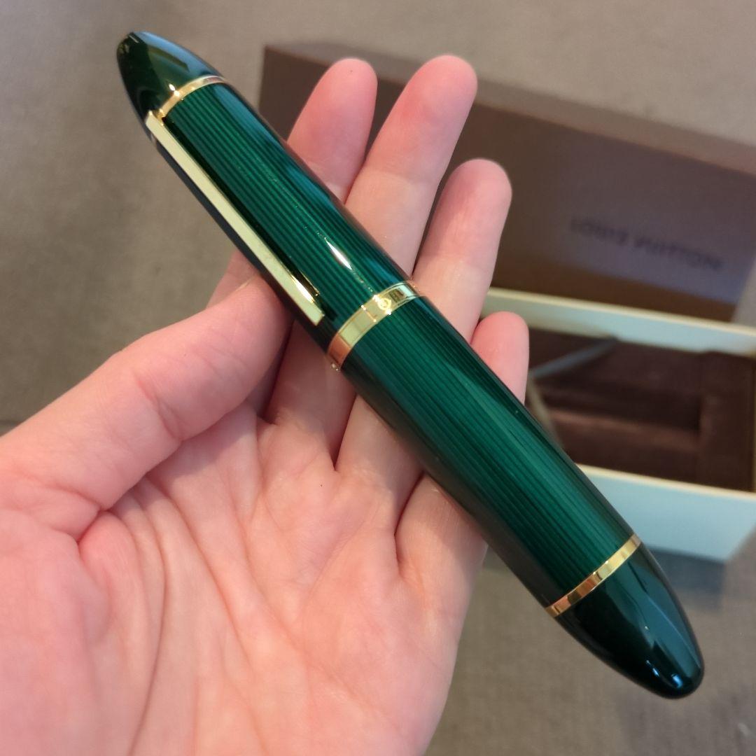 【超美品レア】Louis Vuitton 緑 万年筆