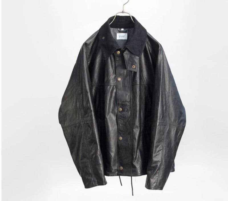 YOUSED ユーズド オールレザードライバーズジャケット 本革 リメイク