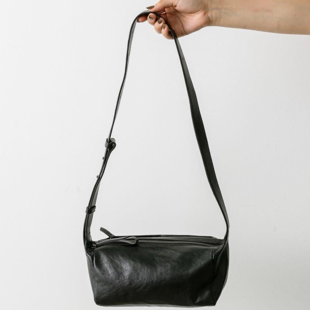 新品ear PAPILLONNER 《本革/220g》ボックスショルダーバッグ