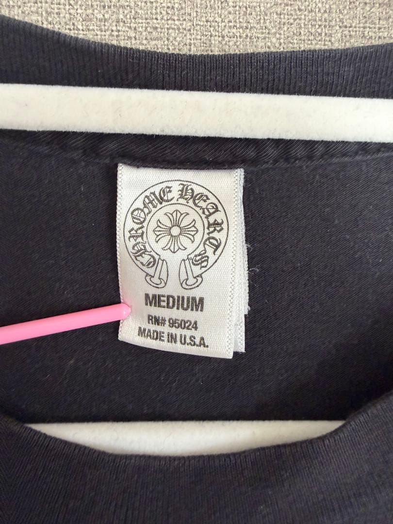 クロムハーツ フォティ 半袖 バックプリントTシャツ ブラック