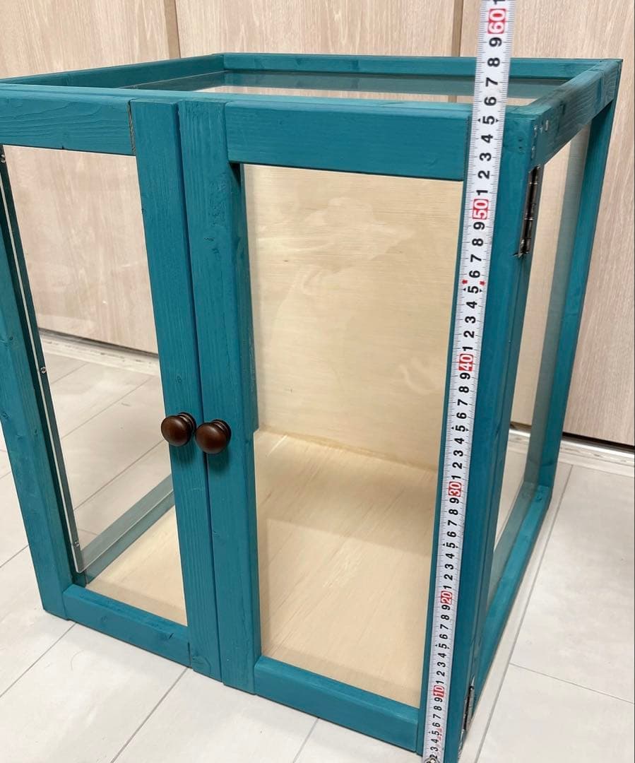 インコ　自作ケージ　アクリル　ケージカバー　グリーン　保温