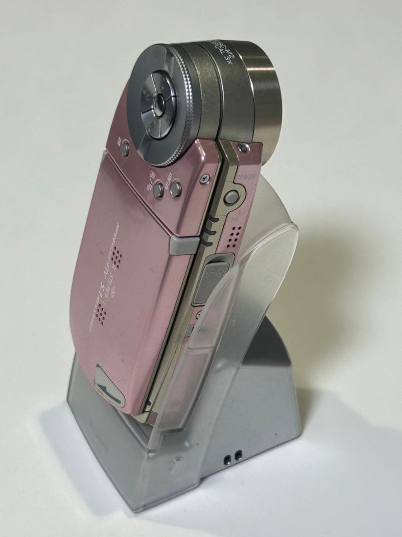 Sony cyber shot ビデオカメラ本体 ピンク 充電ケーブル付き