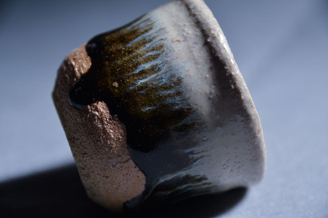 いろはや様◯西岡小十　朝鮮唐津ぐい呑　共箱