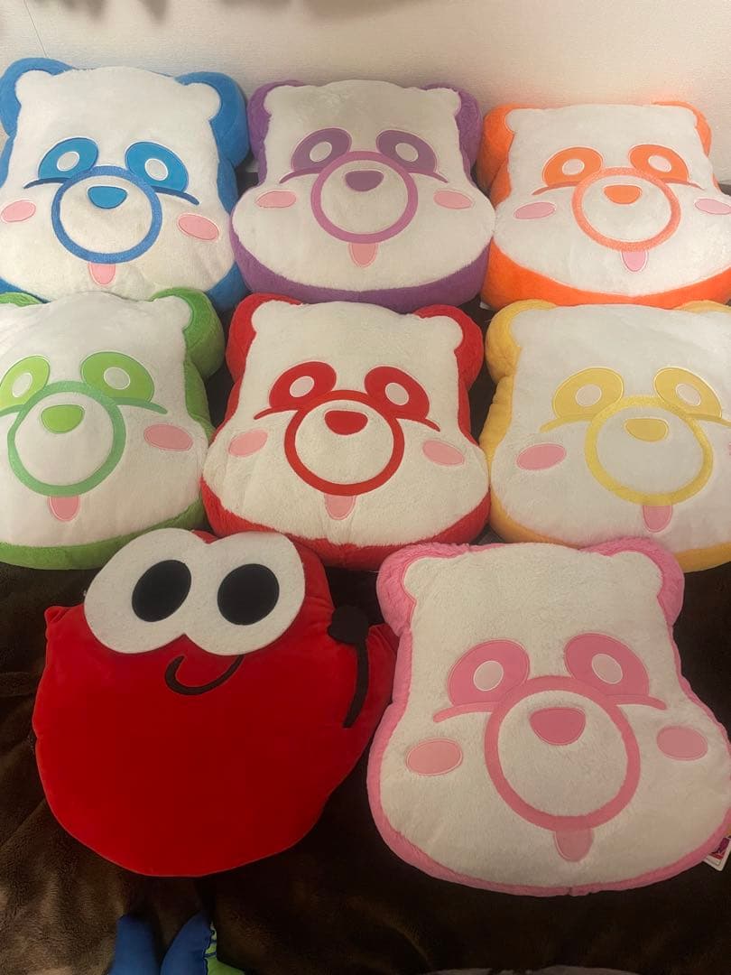 AAA 7人カラー クッション グッズ Nissy りっぴー ブランケット入り