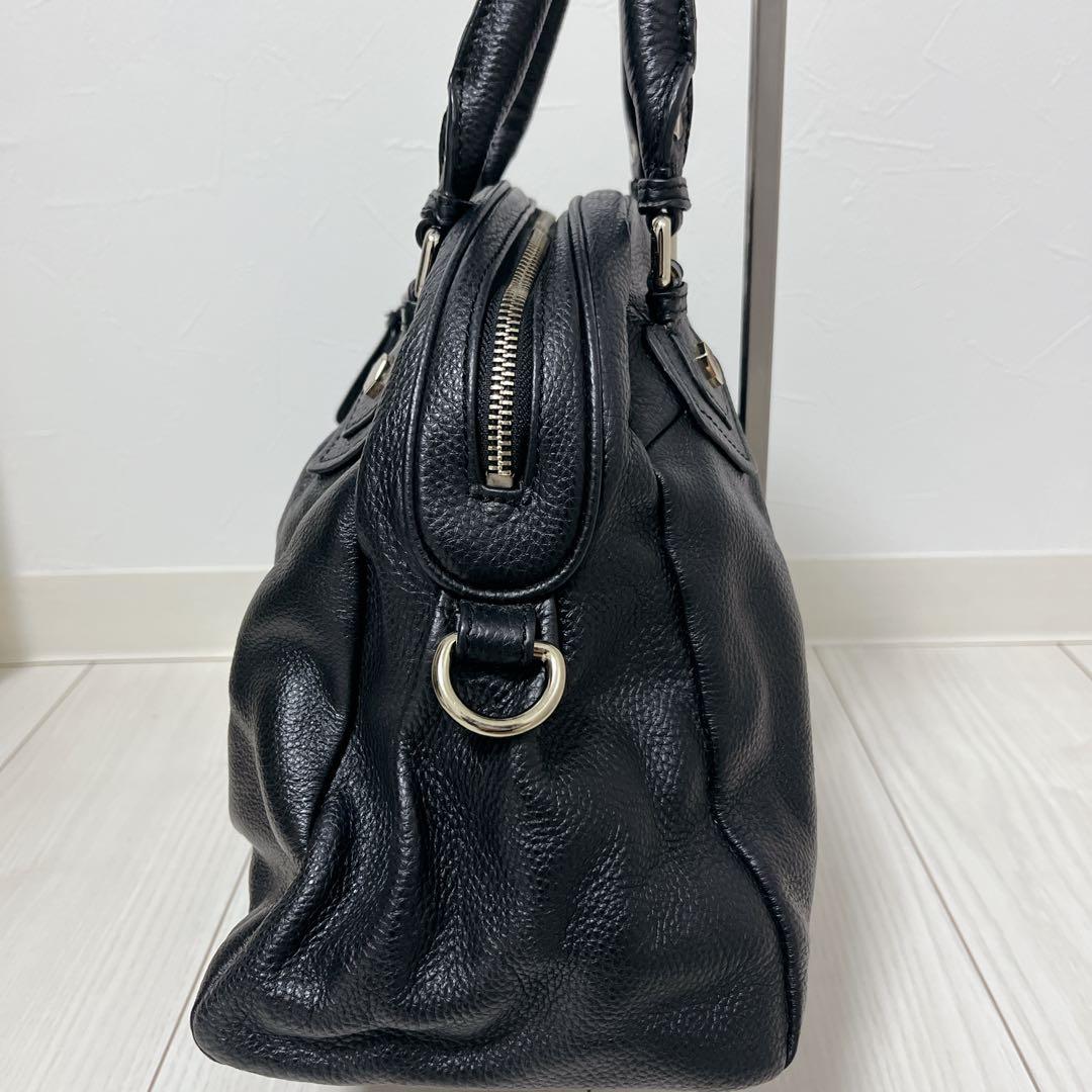 最終値下げ外装美品　MARC BY MARC JACOBS ブラックy2kシボ革
