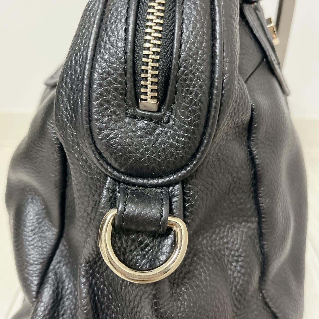 最終値下げ外装美品　MARC BY MARC JACOBS ブラックy2kシボ革
