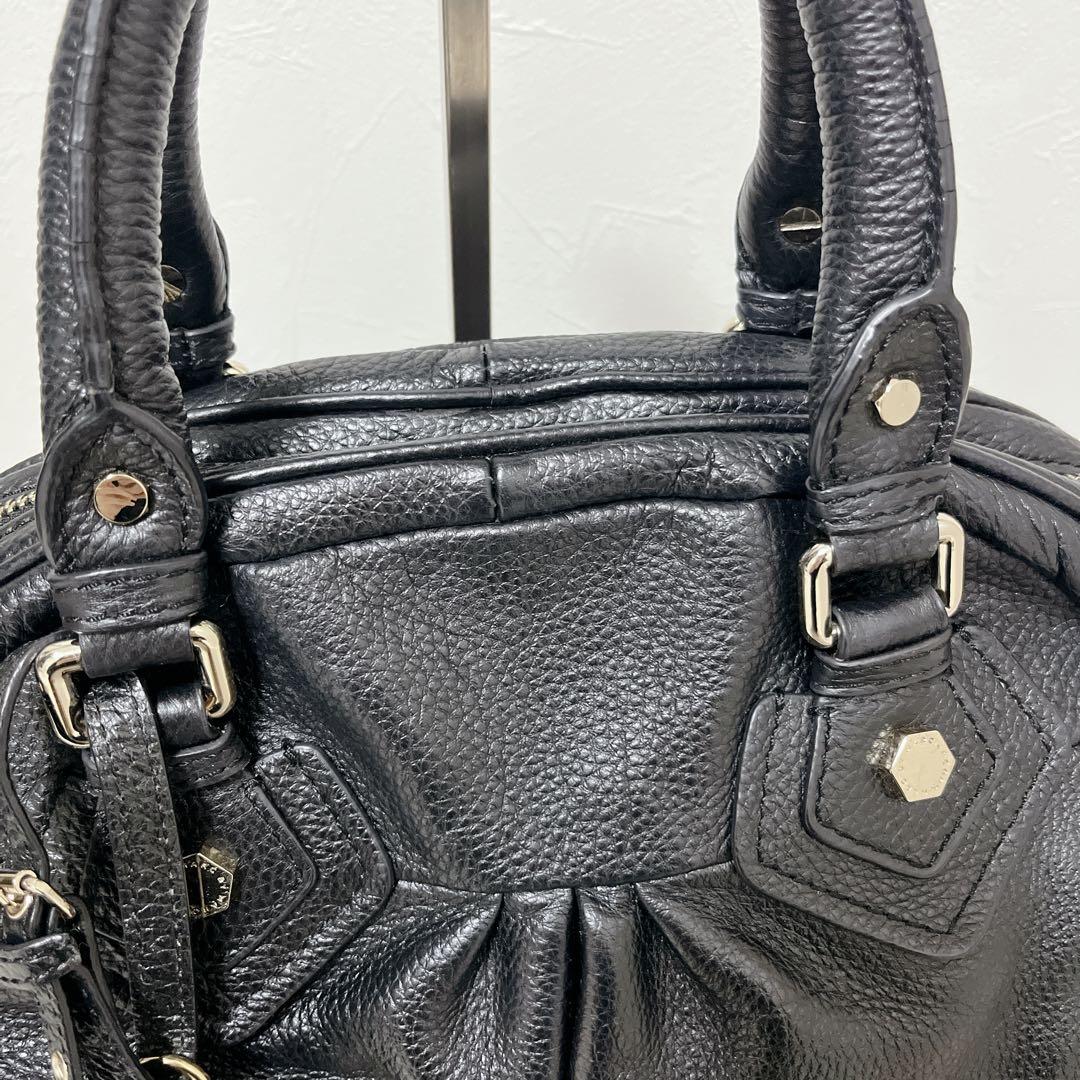 最終値下げ外装美品　MARC BY MARC JACOBS ブラックy2kシボ革