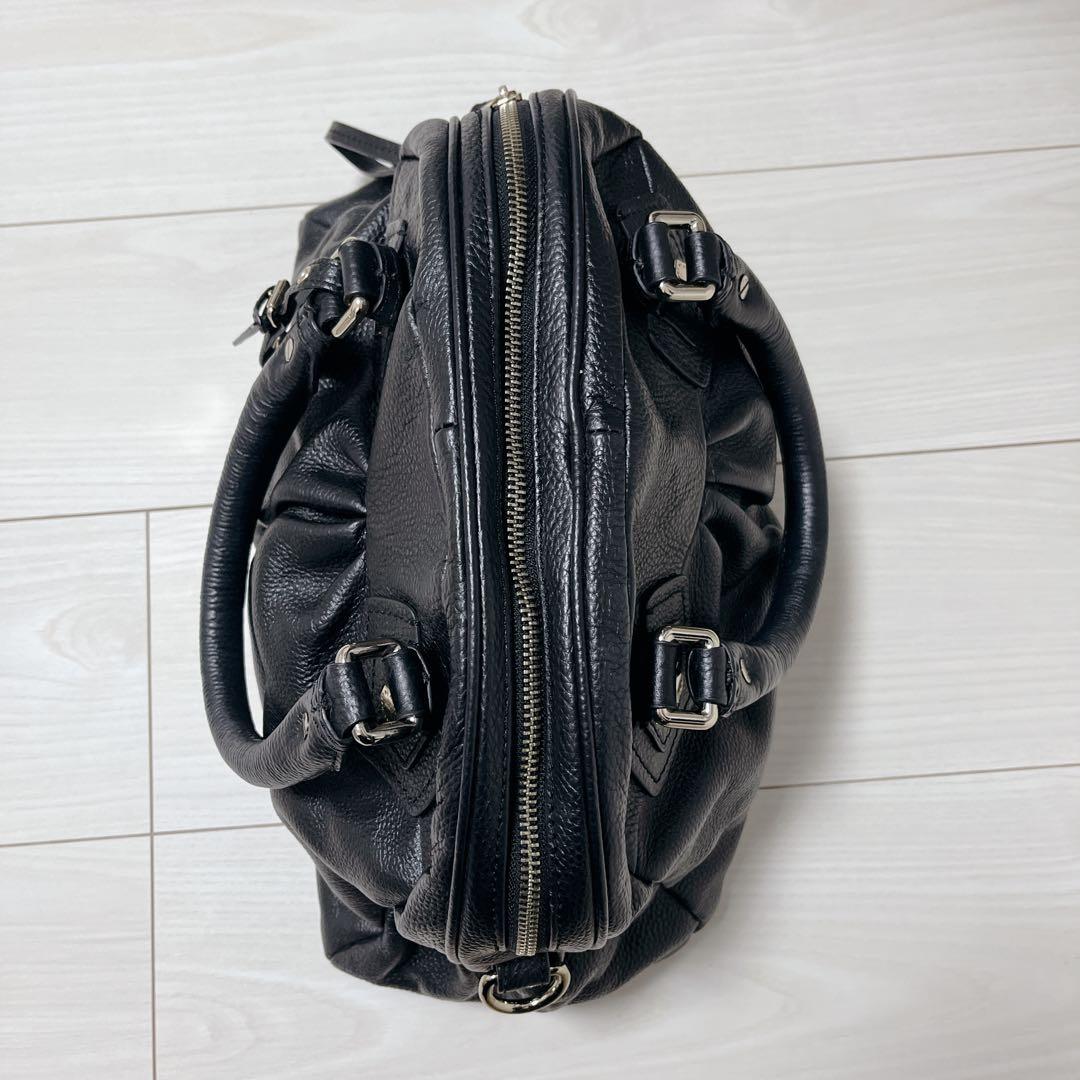 最終値下げ外装美品　MARC BY MARC JACOBS ブラックy2kシボ革