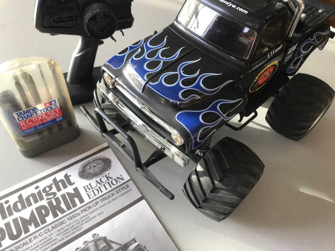 タミヤ RC ミッドナイトパンプキン　プロポ、RC用工具セット