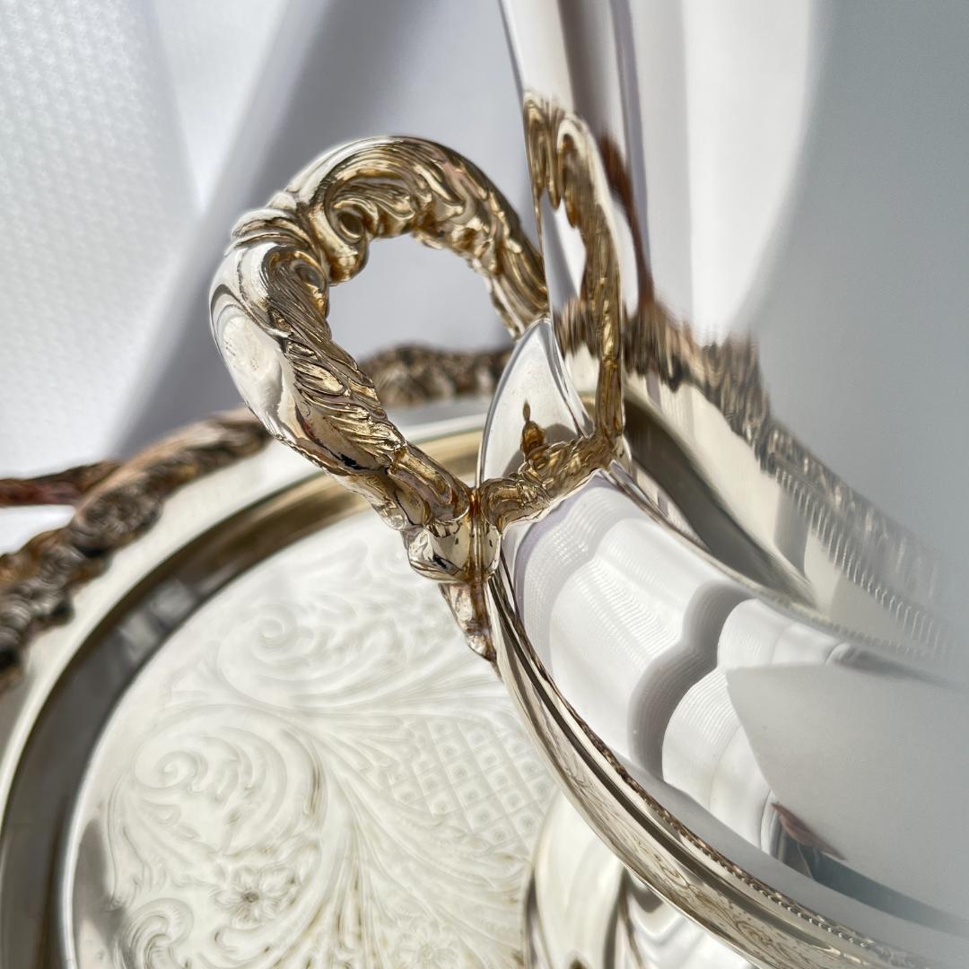 【Galleon】 ワインクーラー / シャンパンホルダー【シルバープレート】