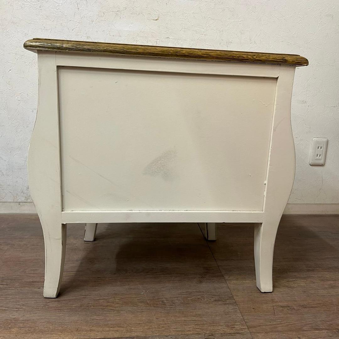 M.アウトレット シャビー仕上げ　サイドデスク　チェスト　アンティーク調