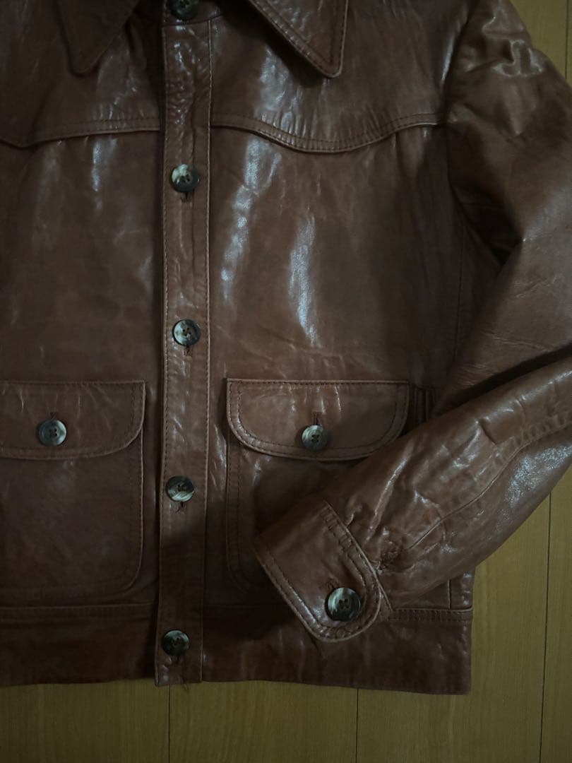 三*宅様 70's Leather jacket レザージャケット