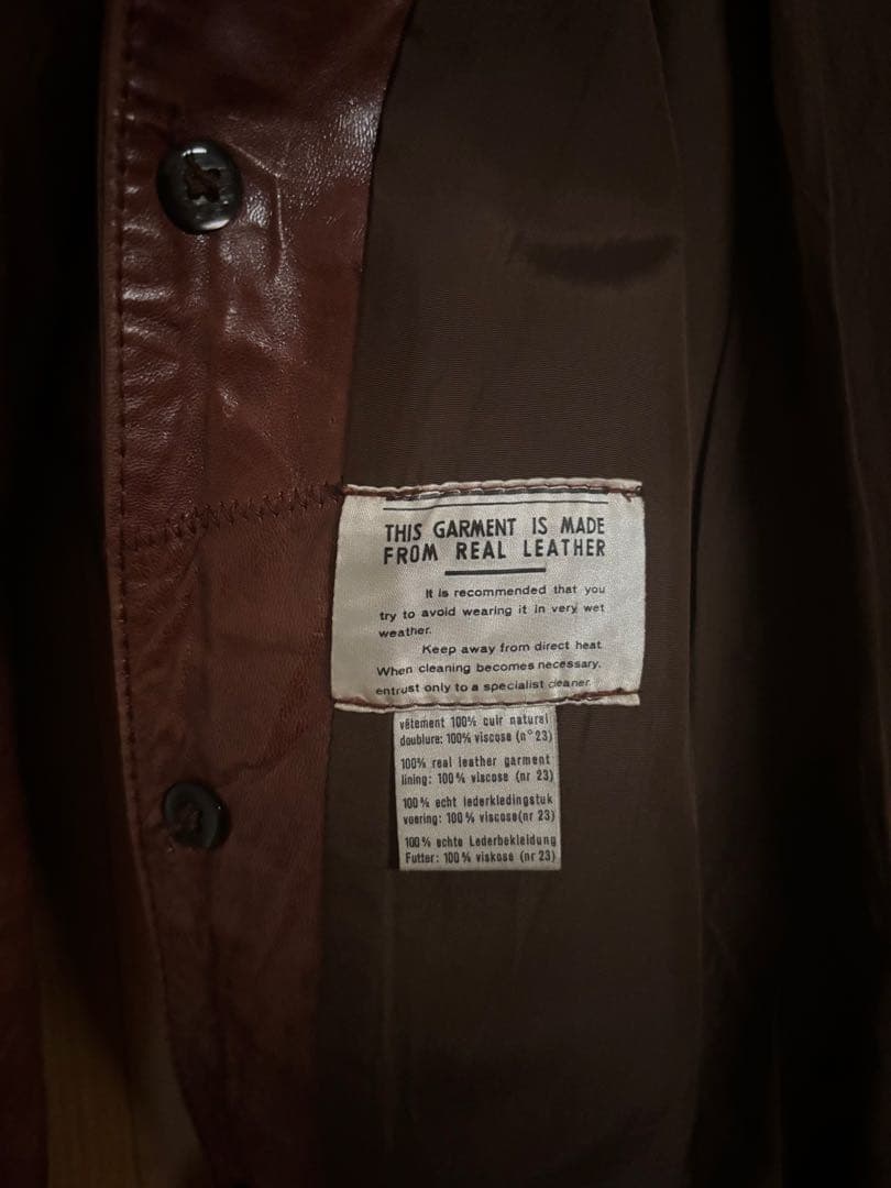 三*宅様 70's Leather jacket レザージャケット