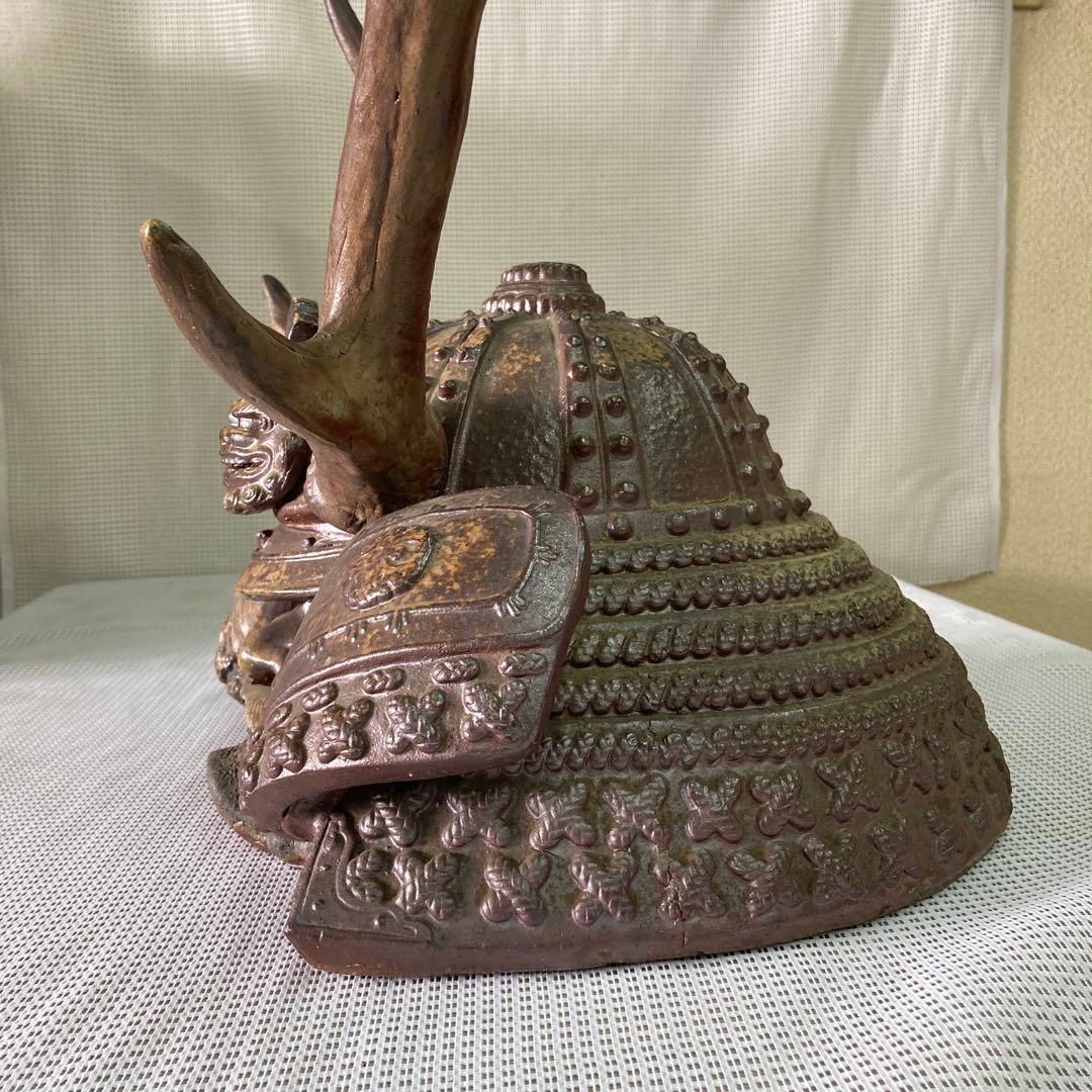 兜 陶器 原寸大程の大きさ 古民家