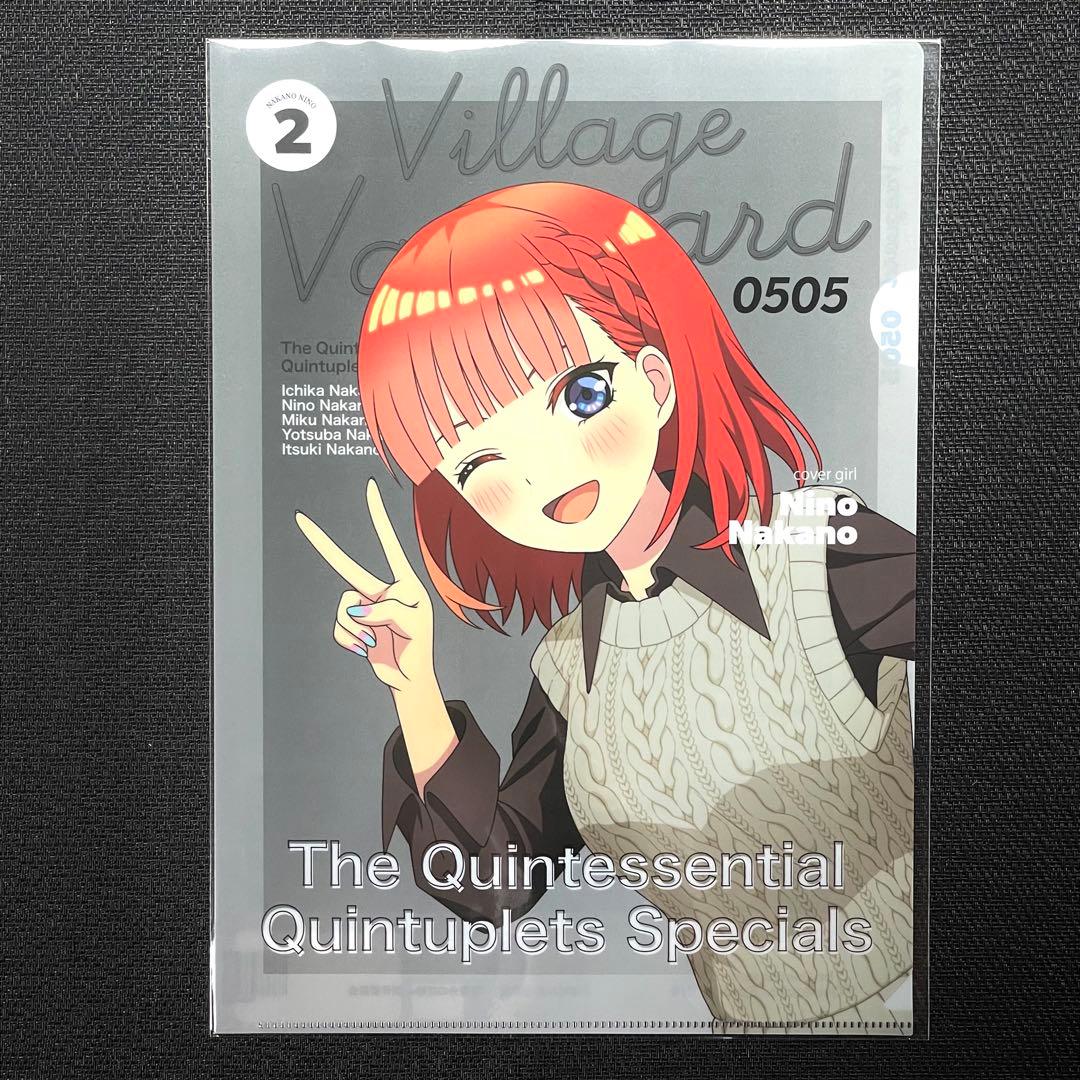 五等分の花嫁 ヴィレヴァン クリアファイル 6枚セット ②