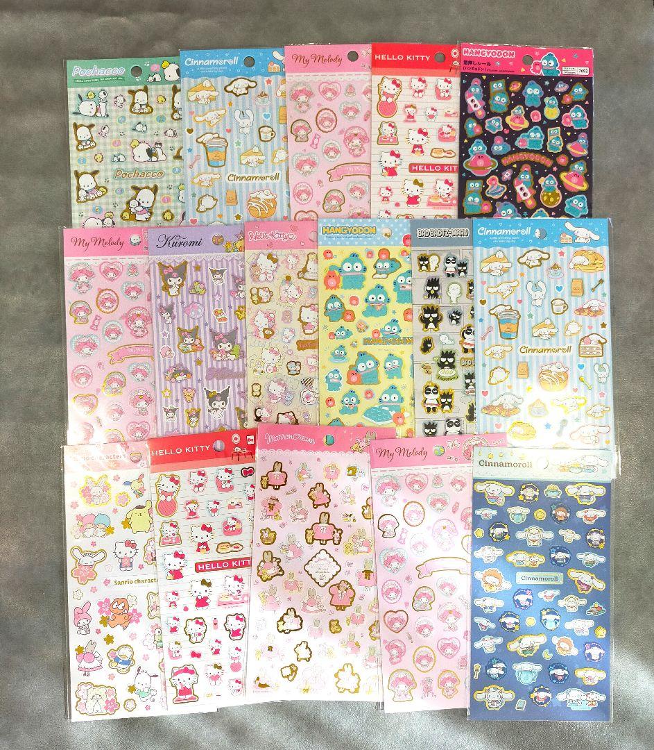 正規品　大量　80枚　Sanrio シール　うるちゅる　ぷっくり　　キティ