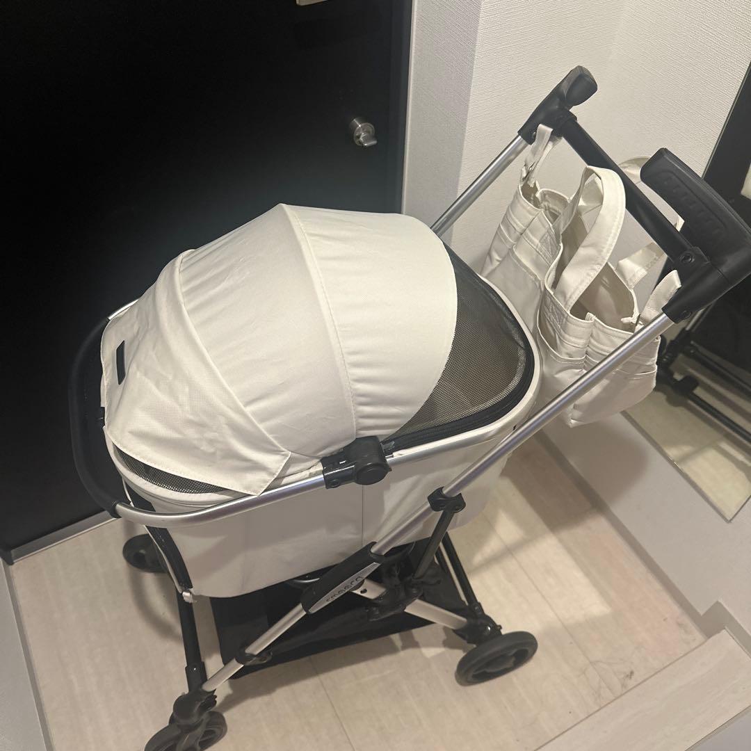 smooca ミニペットカート ホワイト 10kg対応