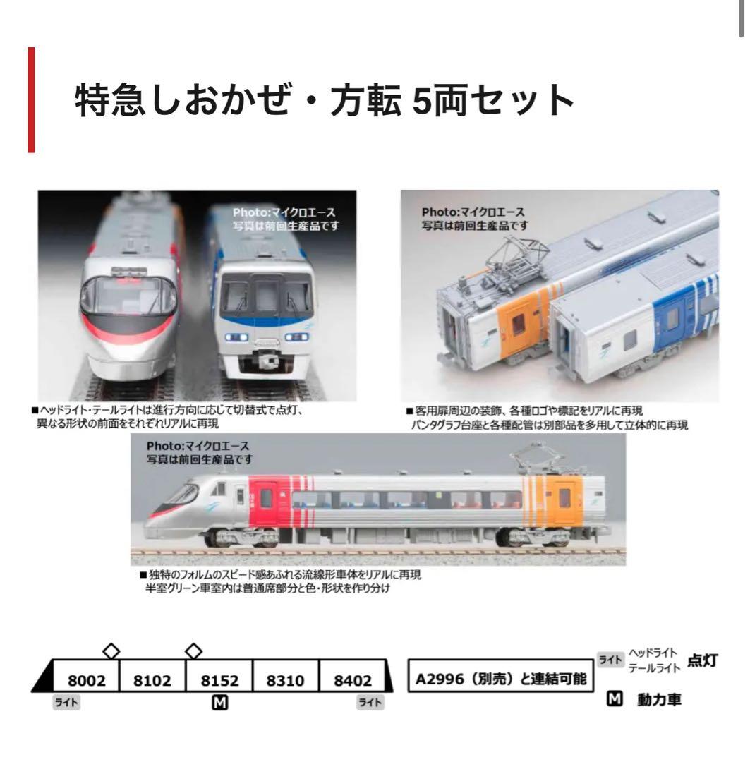 JR四国8000系　しおかぜ5両セット