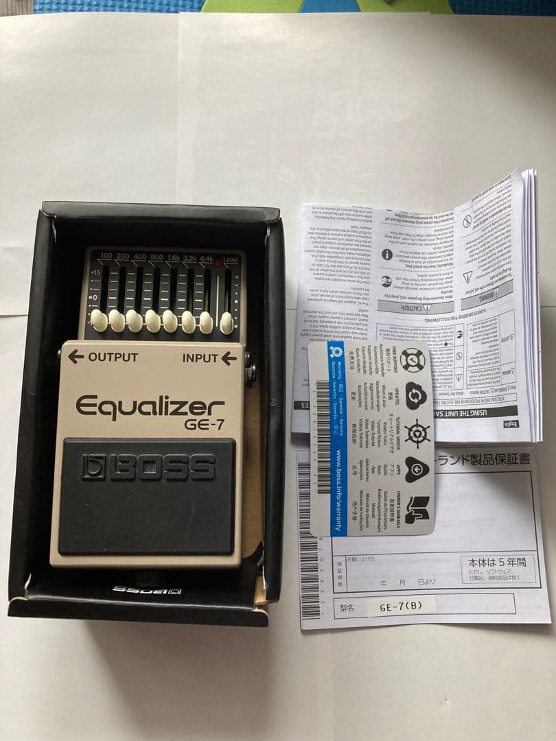 BOSS GE-7 イコライザー　付属品有り