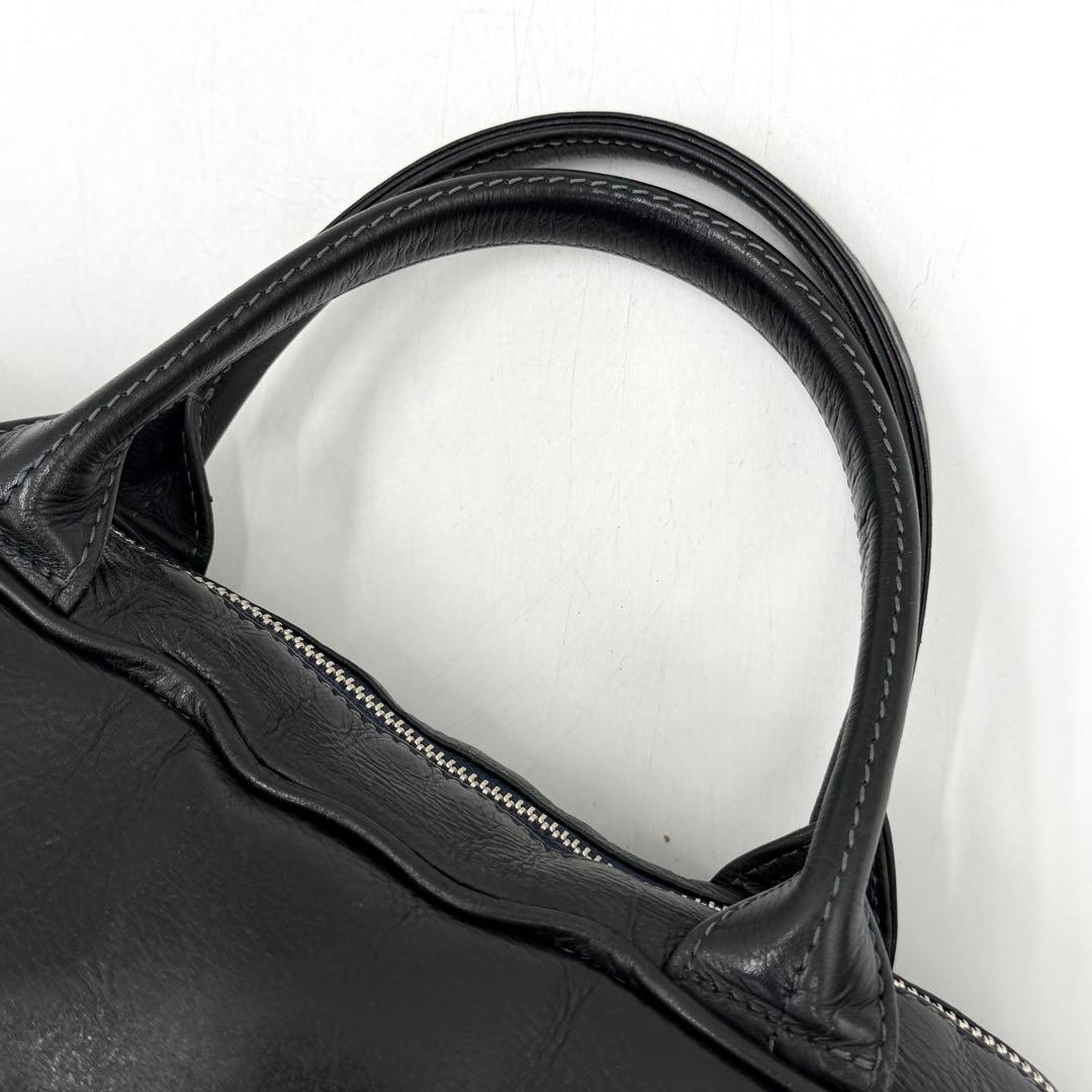 【良品】ファイブウッズ ブリーフケース プラトウ ビジネス レザー ブラック