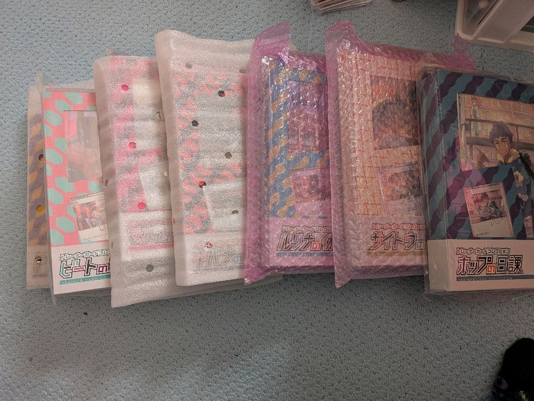 ポケモンカード　トレーナーカードコレクション　box 7種類　まとめ