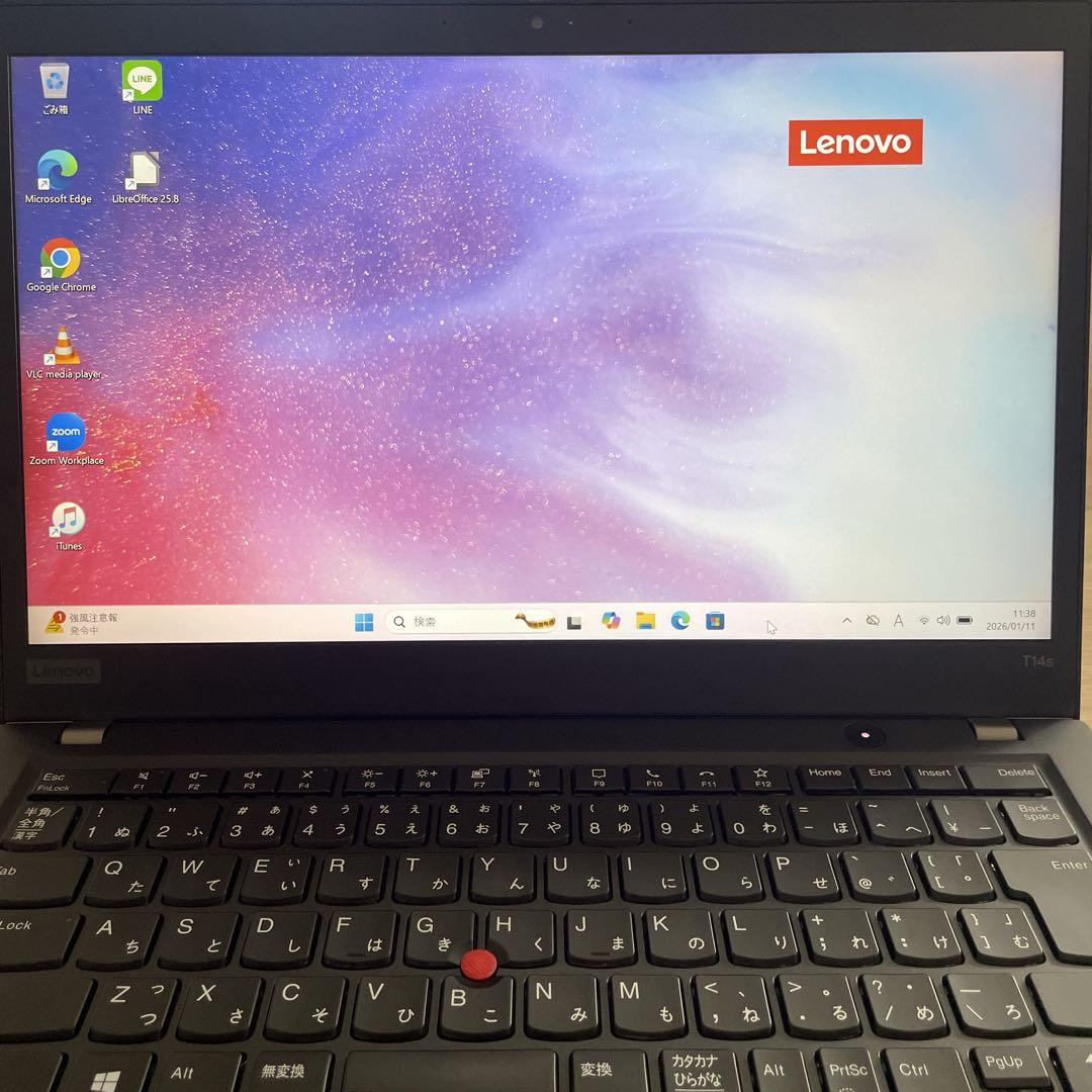 【バッテリー超優良】ThinkPad T14s Gen1 16GB SSD512